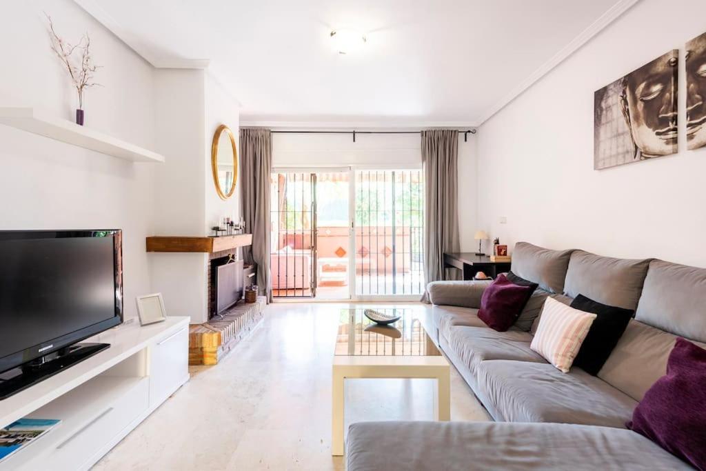 Apartamento En Marbella Guadalmina Primera Linea De Campo De Golf Los Cartujanos Zewnętrze zdjęcie
